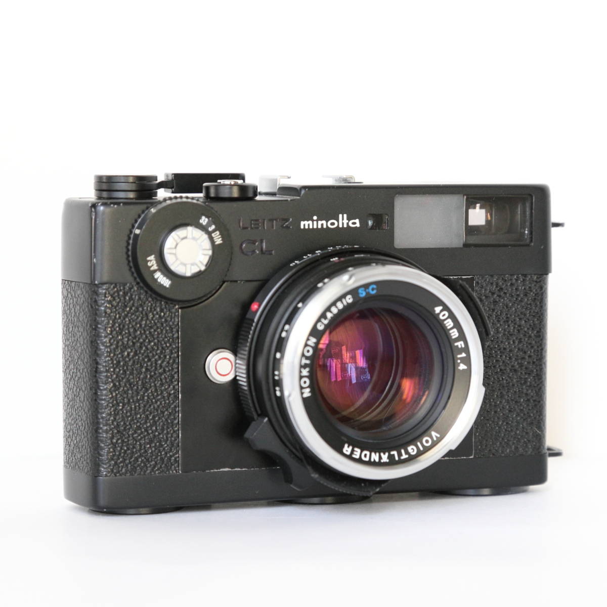 【極美品】LEITZ minolta CL Voigtlander フォクトレンダー 40mm 1.4 ライツ ミノルタ ライカ Leica 純正ストラップ レンズフード_画像3