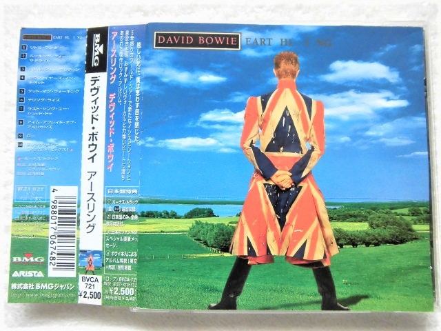 国内盤帯付 / BMG BVCA-721, 1997 / David Bowie / Earthling / Bonus Track「Telling Lies (Adam F Mix)」収録 / Reeves Gabrels _画像1