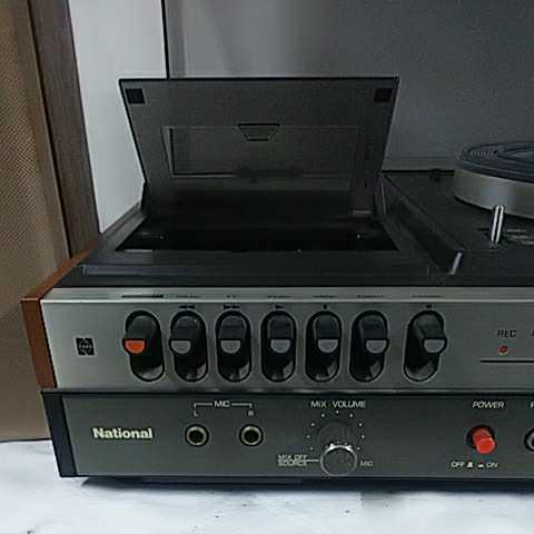 動画有り National SC-350N レコードプレーヤー AM/FM ラジオ カセット
