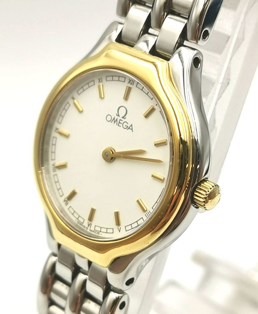 OMEGA　オメガ　De Ville　シンボル　K18YG/SS　クォーツ　時計_画像2