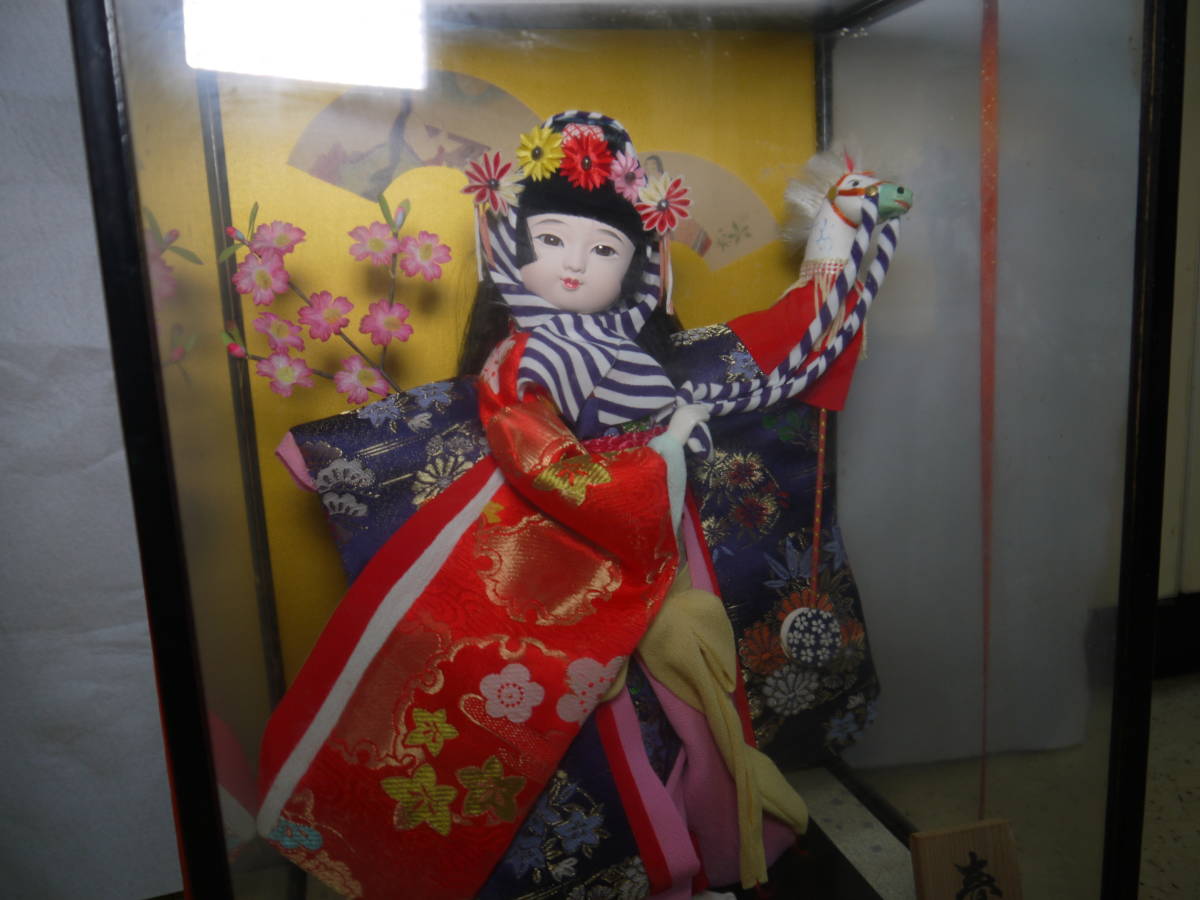 舞踊人形　春駒(市松人形) 日本人形　踊り人形 武山作_画像5
