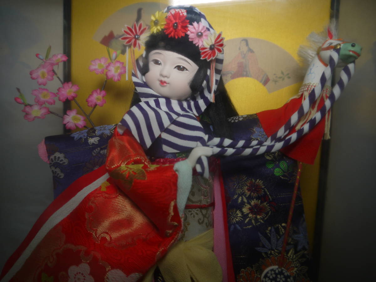 舞踊人形　春駒(市松人形) 日本人形　踊り人形 武山作_画像4
