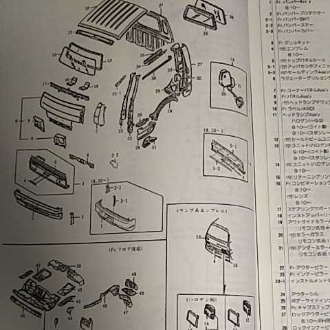 【パーツガイド】　日産　バネット　(Ｓ２０系)　H6.4～　２００４年版 【絶版・希少】