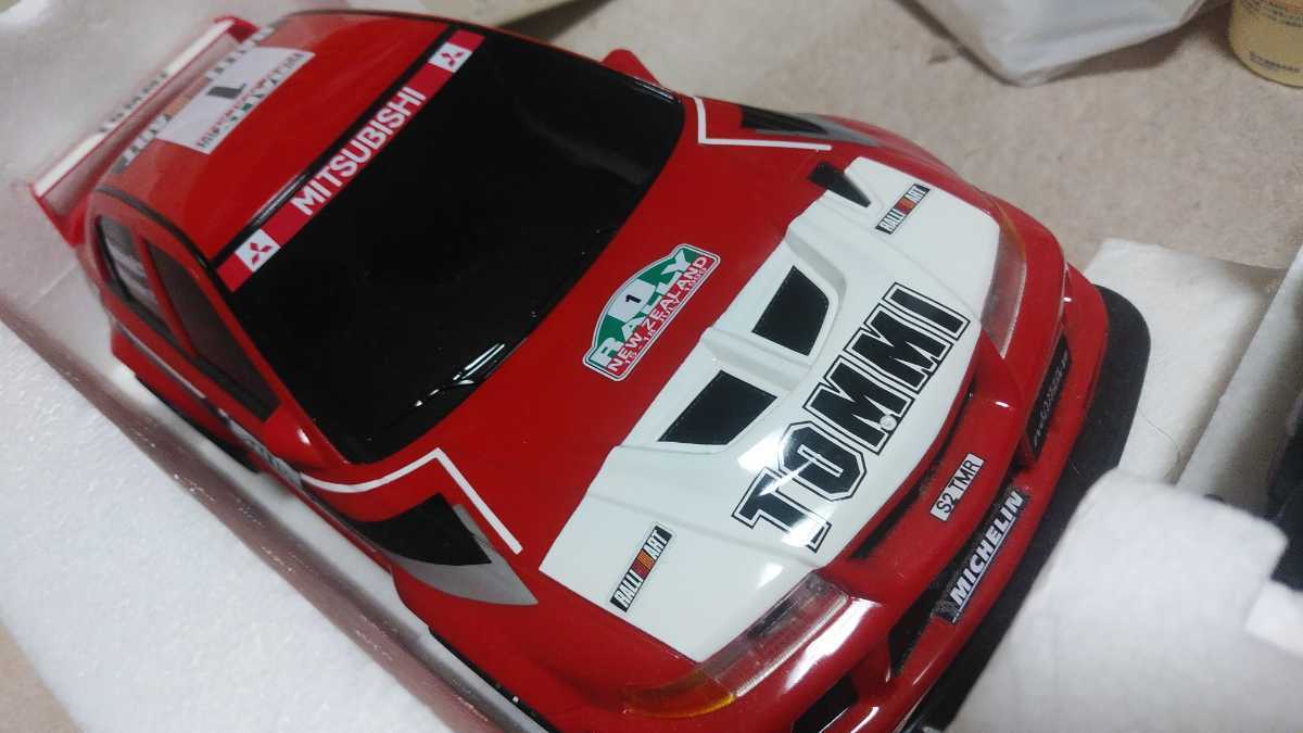  Mitsubishi Lancer Evolution Ⅵ 6 radio controlled car Tommi Makinen WRC Rally Lancer Evolution Mitsubishi LANCER evo rally car