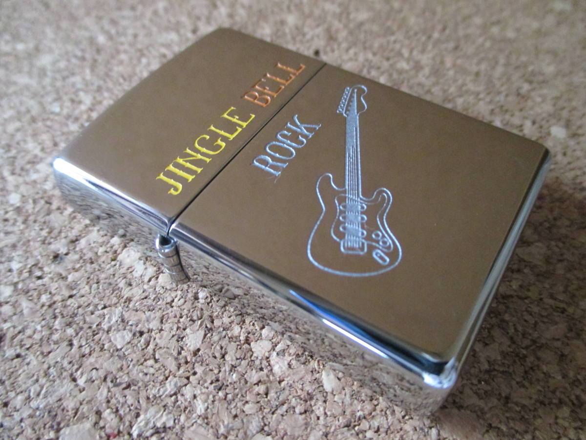 ZIPPO 『Paul Smith JINGLE BELL ROCK ポールスミス ギター』2012年11月製造 イギリス ポリッシュ仕上 オイルライター ジッポー 廃版激レア