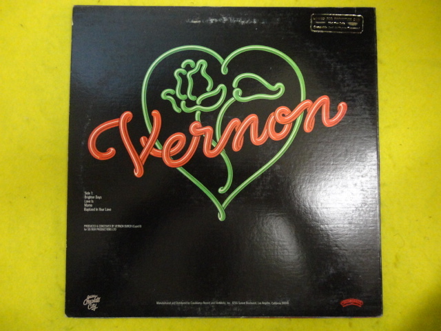 Vernon Burch - Love-A-Thon オリジナル原盤 US LP ファンキー・ソウル Brighter Days / Let's Make Love 収録　視聴_画像2