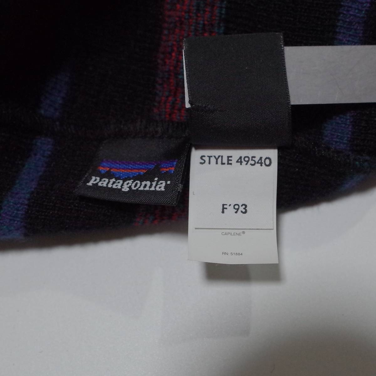 送料無料 patagonia パタゴニア Lightweight SKI HAT made in France フランス製 size:ALL タグ付きデッドストック F93 雪無しタグ