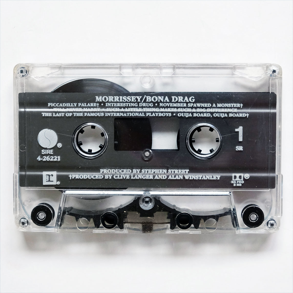 《US版カセットテープ》Morrissey●Bona Drag●モリッシー●ボナ ドラッグ/The Smiths/ザ スミス_画像5