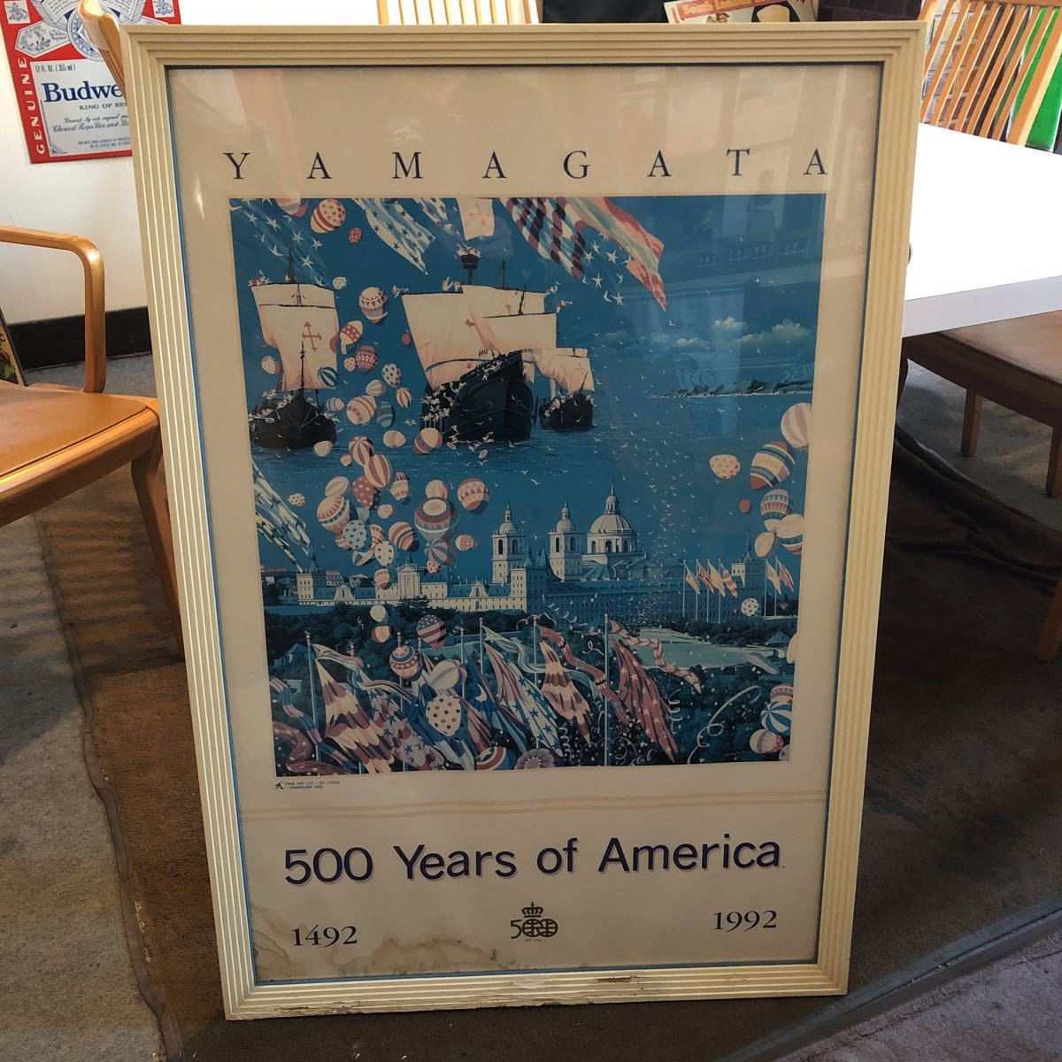 ヤマガタ　500イヤーズオブ　アメリカ1992 大型ポスター