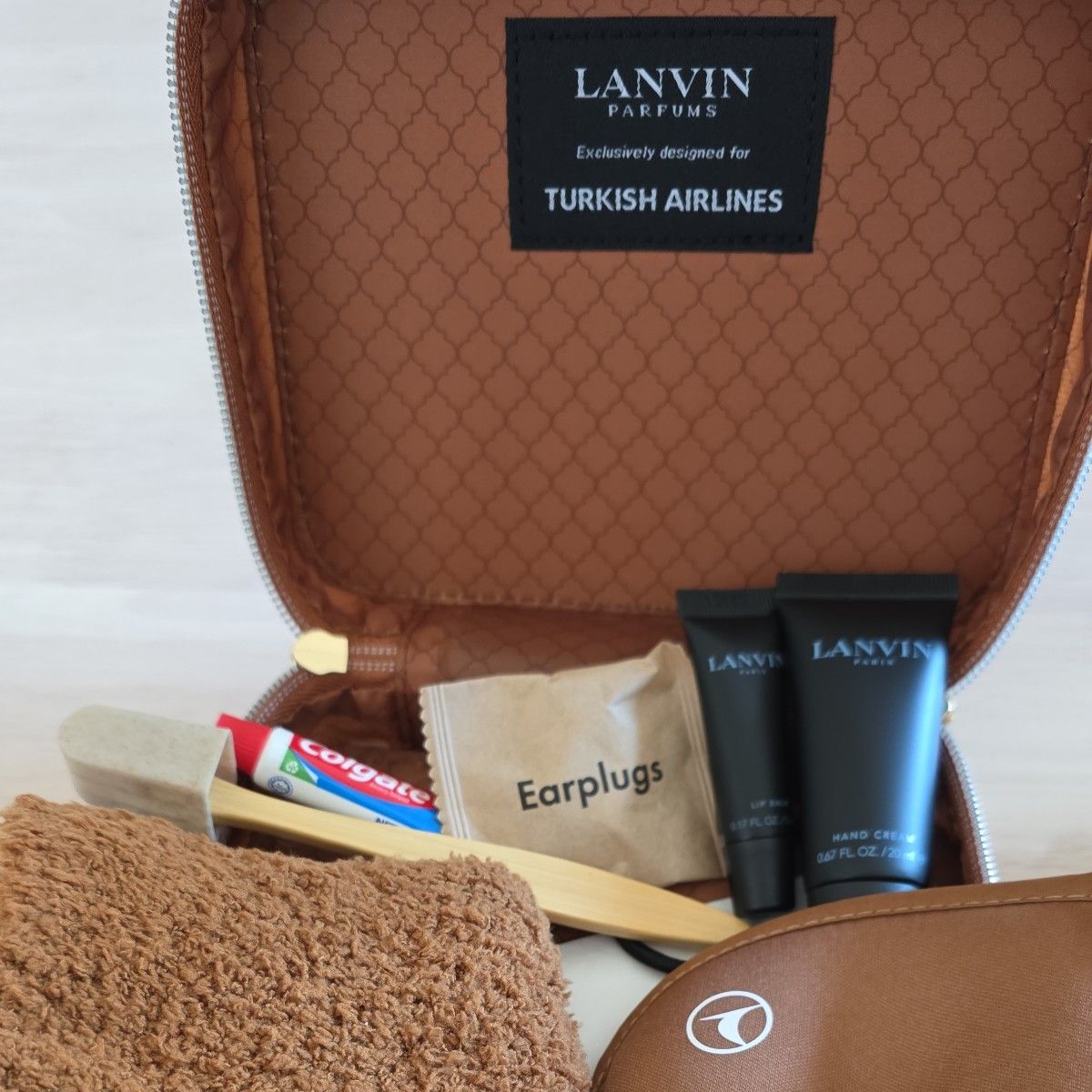 トルコ航空 ビジネスクラス アメニティ ランバン ターキッシュ