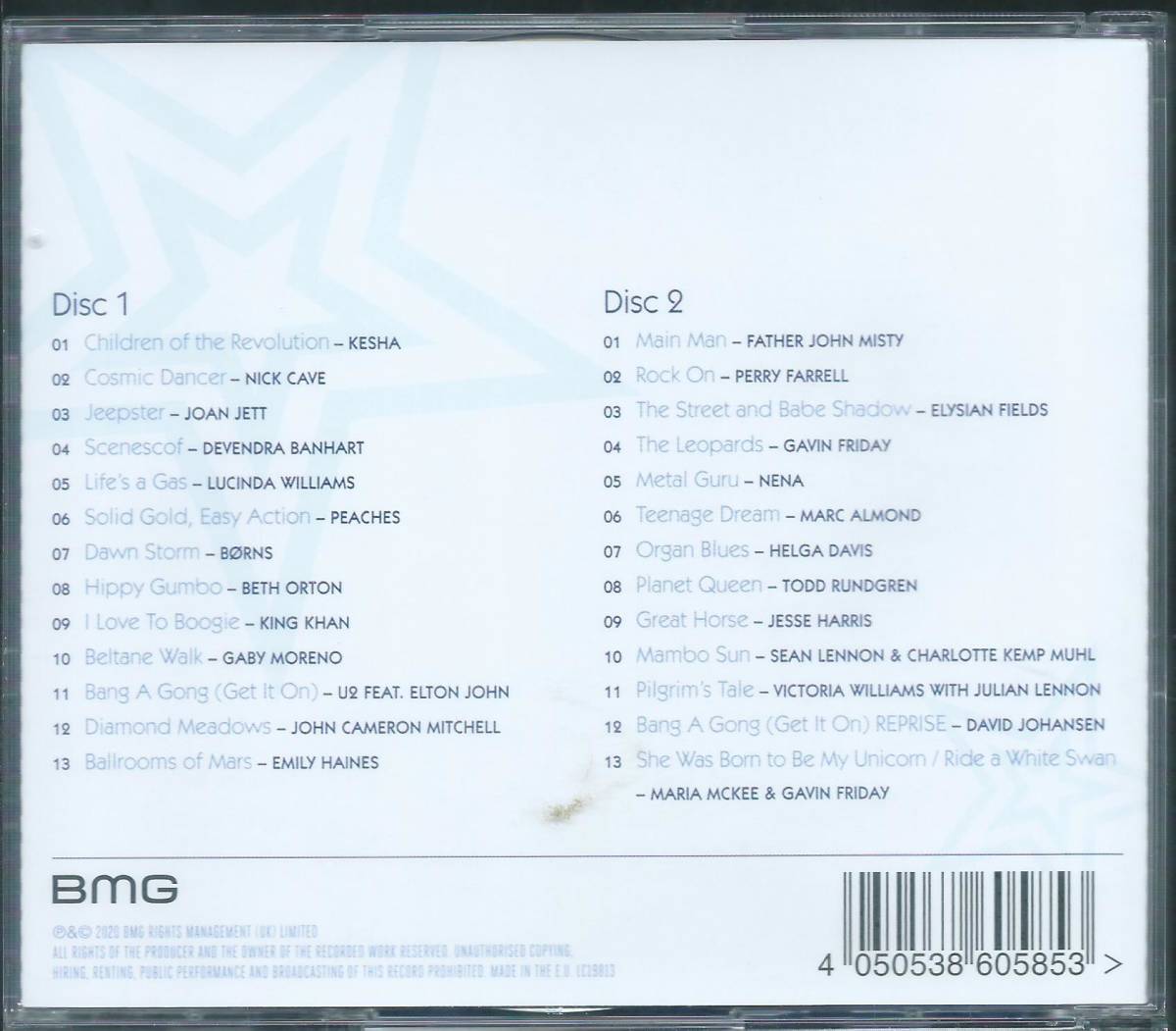 Angelheaded Hipstar The Songs of Marc Bolan & T.Rex зарубежная запись 2CD T.Rex Tribute U2 L тонн * John 
