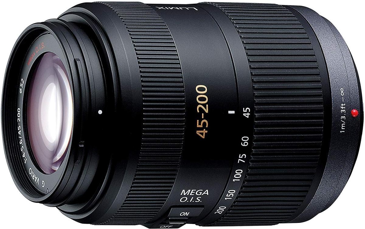美品 Panasonic G VARIO 45-200mm/F4.0-5.6/MEGA O.I.S レンズ