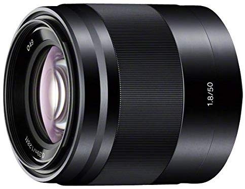 中古美品SONY E 50mm F1.8 OSS SEL50F18 ブラック単焦点レンズ交換