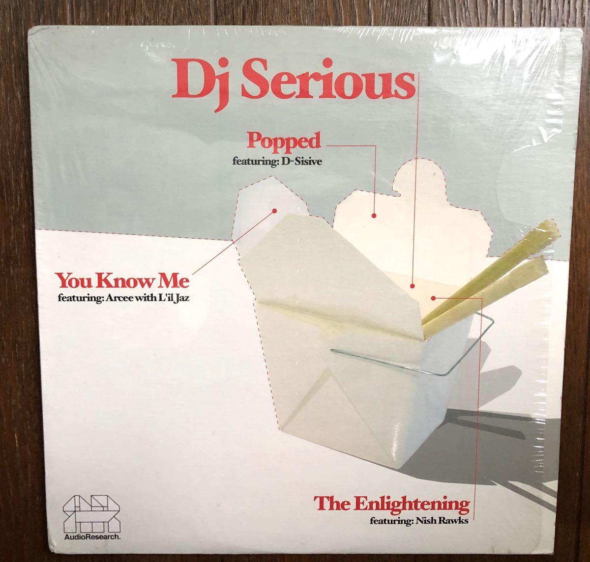 レア 倉庫出 アングラ 2000 DJ Serious / Popped You Know Me The Enlightening 3曲入り US EP David Yan Audio Research AR007 絶版_画像1