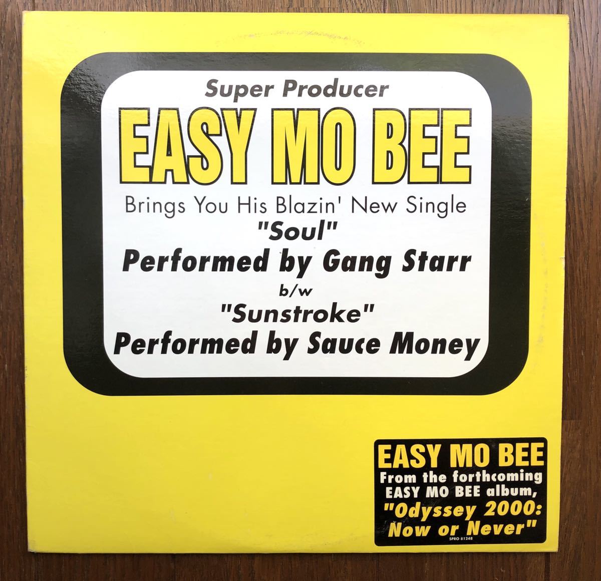 レア Easy Mo Bee / Gangstarr - Soul / Sauce money - Sunstroke Original US Promo 12 正規なし Priority SPRO 81248 絶版_画像1