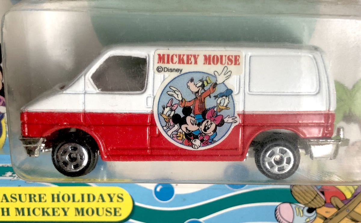 激レア 当時物 Disney Holiday Set Work Panel Van Minnie Mouse ディズニー パネルバン ミニー マウス フィギュア 付 プレイセット 絶版_画像2