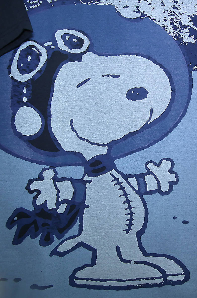 スヌーピー 宇宙飛行士 紺ｌ半袖 Snoopy 月ムーン イラスト キャラクター 売買されたオークション情報 Yahooの商品情報をアーカイブ公開 オークファン Aucfan Com
