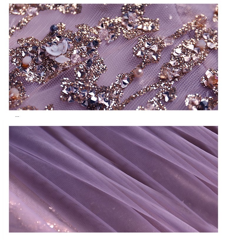 D191 新作 紫 ロングドレス パーティドレス ワンピ ナイトドレス オフショルダー パープル 小さいサイズ～大きいサイズ 二次会 発表会_画像10