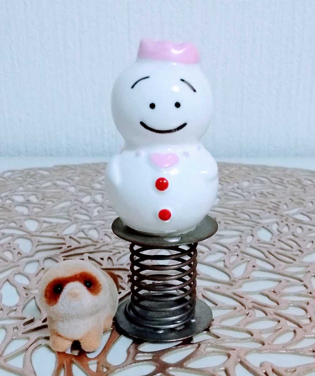 ヤフオク 即決あり 昭和レトロ 陶器製 可愛い 雪だるま に