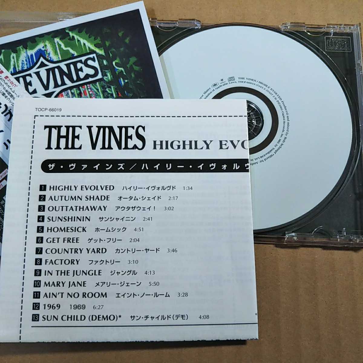 中古CD THE VINES / ザ・ヴァインズ『HIGHLY EVOLVED』国内盤/帯有り TOCP66019【1081】