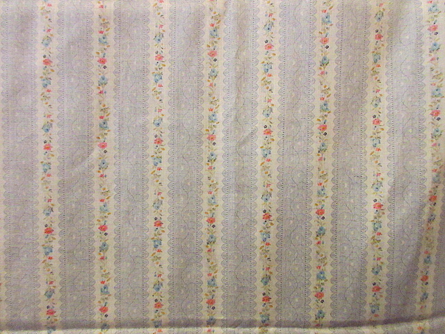  Vintage 70*s*SCHWARTZ LIEBMAN TEXTILES, INC. цветок общий рисунок ткань size 218.5cm×111cm*201026s9-fbr ткань ткань ручная работа 