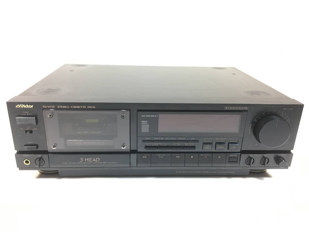 Victor TD-V721 3ヘッド カセットデッキ キャプ Victor TD-V721 3ヘッド カセットデッキ キャプ