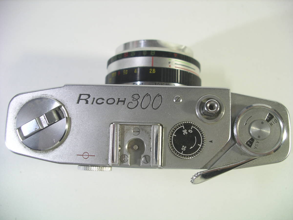 レトロ ビンテージ リコーRICOH RICOH 300 RIKEN 1 2.8/4.5cm Ricoh ディスプレイ・インテリア・昭和 古いカメラ