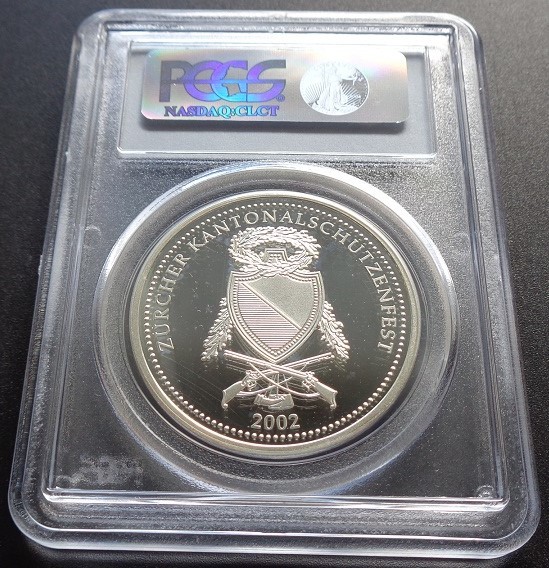 ヤフオク! - スイス 現代射撃祭記念 50フラン銀貨 2002年 ウ...
