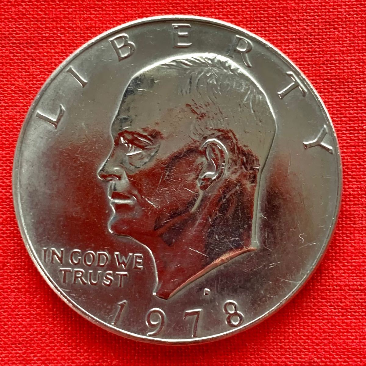 アメリカ建国200年記念コイン　アイゼンハワー大統領1ドル　1978年