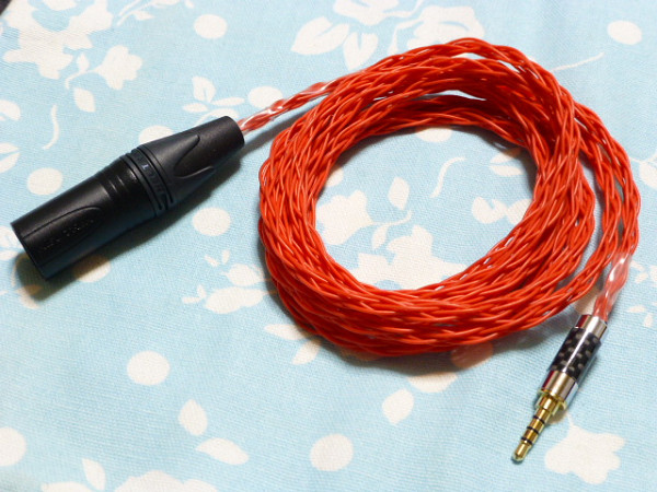 SONY MDR-1A (M2) MDR-M1ST Mysphere 3 用ケーブル MOGAMI 2944 八芯