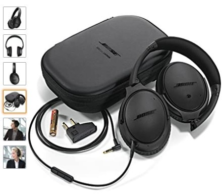 BOSE Bose QuietComfort 25 Acoustic Noise Cancelling headphones - Apple devices SPECIAL EDITION TRIPLE BLACK