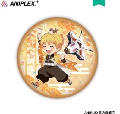 激レア！◇鬼滅の刃　中国限定・缶バッジ！ANIPLEX 我妻善逸 アニプレックス 日本未発売　B-3_画像1