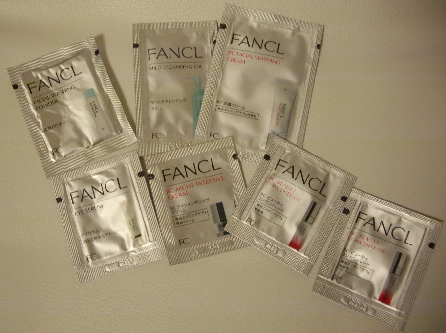  trial sample goods * Fancl *BC beauty C 2.BC Night Inte nsivu cream 1.a Ise Ram 1. face-washing powder 1. etc., total 7. set 