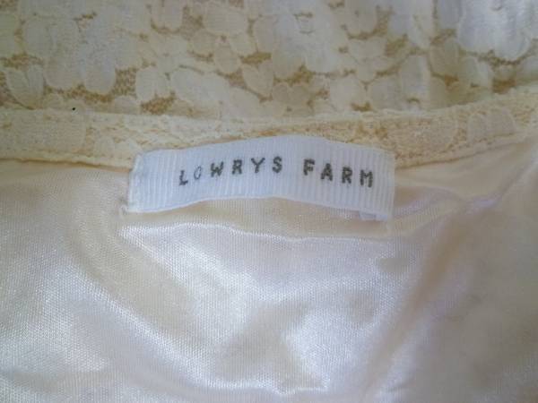 LOWRYS FARM/ Lowrys Farm * слоновая кость общий гонки . слива способ cut and sewn M/ длинный рукав *626