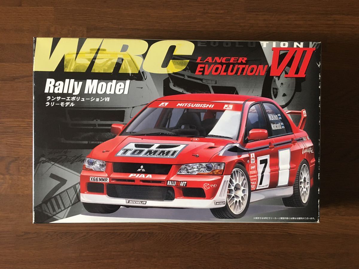フジミ 1/24 WRC LANCER EVOLUTION Ⅶ Rally Model ランサー エボリューション 7 ラリーモデル オートギャラリー 16 未組立 FUJIMI_画像1