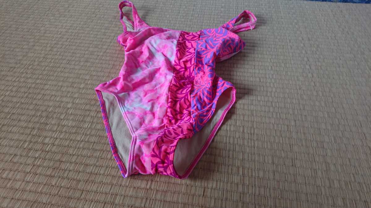  rare Vintage ellesse for women swimsuit ellesse pink L unused storage goods goldwyn high leg 