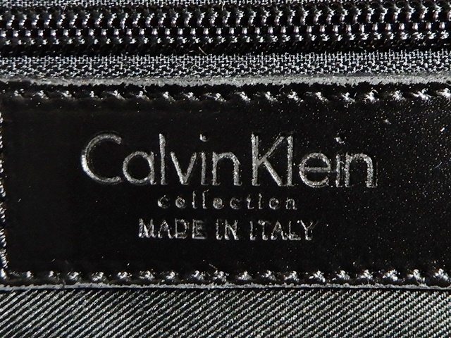 即決★イタリア製 Calvin Klein★オールレザービジネスバッグ カルバンクライン メンズ 黒 本革 かばん 本皮 通勤 出張 鍵付き タグ付き_画像10