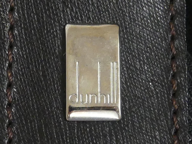 即決★イタリア製 dunhill★レザーコンビビジネスバッグ ダンヒル メンズ 黒 ブラック 本革 かばん 本皮 ショルダー 通勤 カバン 出張 鞄_画像10