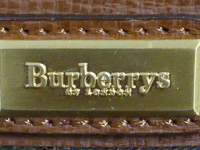 即決★Burberrys★美品 オールレザービジネスバッグ バーバリーズ メンズ 茶 ブラウン 本革 かばん 本皮 通勤 出張カバン 鍵付き 鞄_画像10