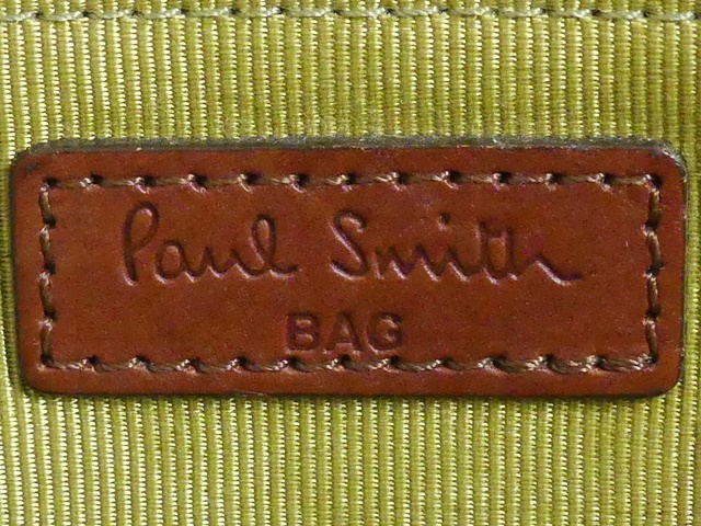 即決★Paul Smith★オールレザービジネスバッグ ポールスミス メンズ 茶 ブラウン 本革 かばん 本皮 通勤 ブリーフケース 出張カバン 鞄_画像9