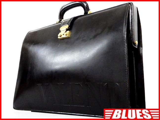 希少 黒入荷! 即決☆Valentino garavani☆超高級 出張 ドクター 通勤