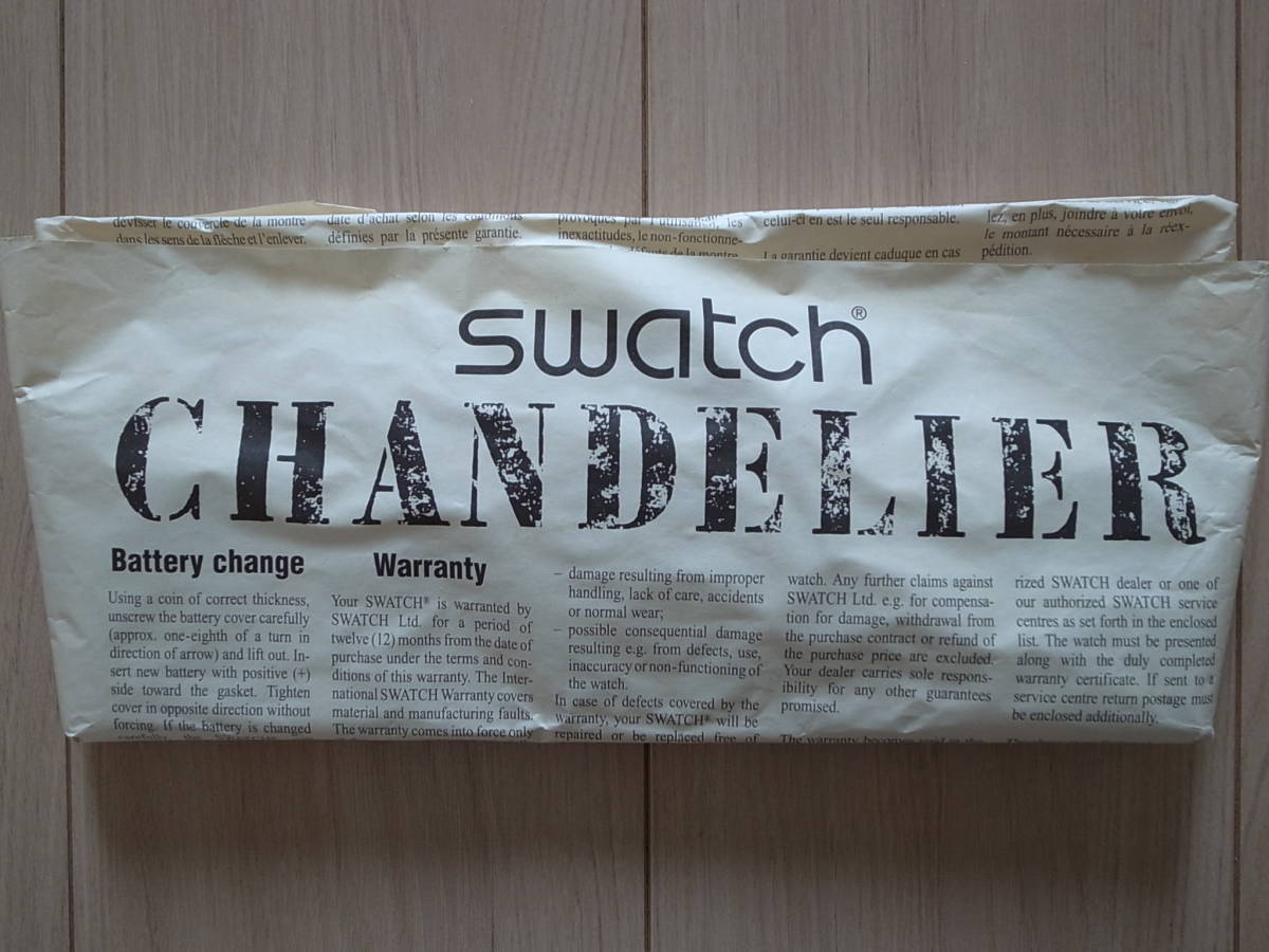  Swatch SWATCH CHANDELIER 1992 год Рождество специальный 