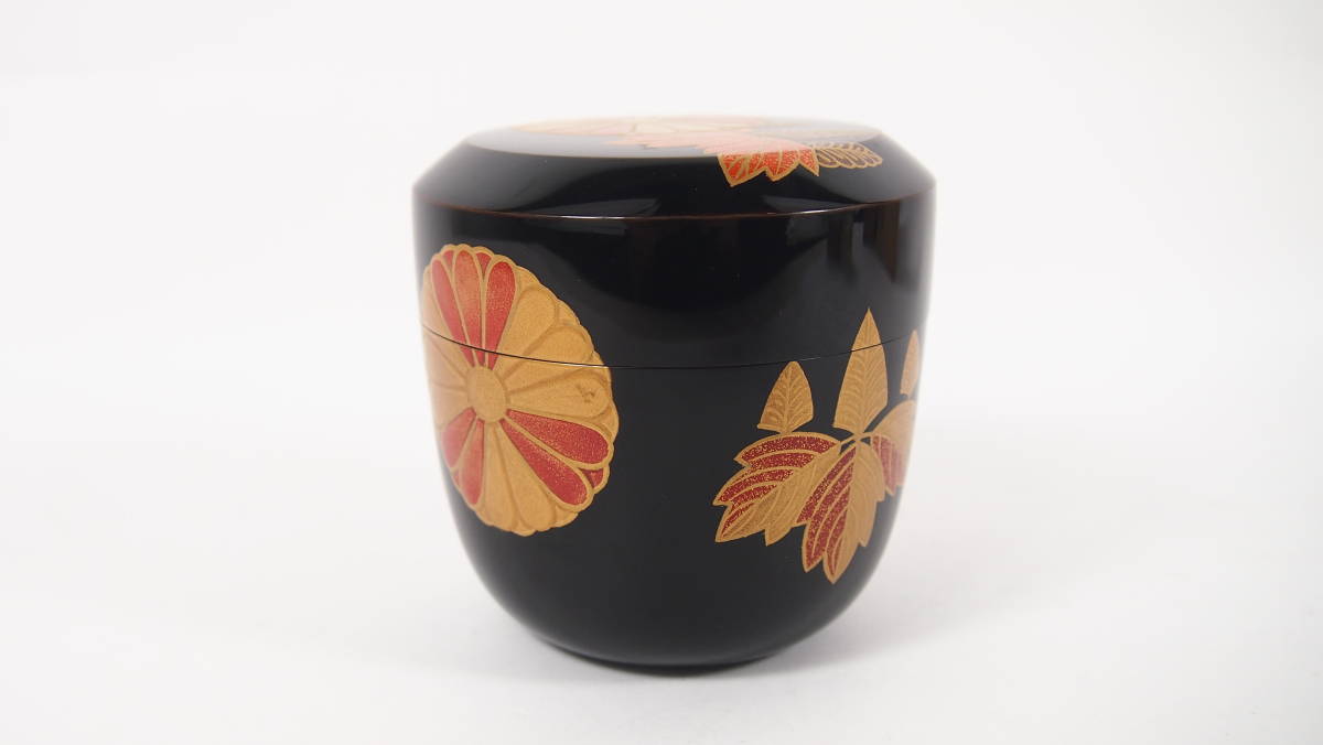 愛用 ヤフオク! - 加賀蒔絵師 道場宗廣「汐汲 棗」•共箱 高