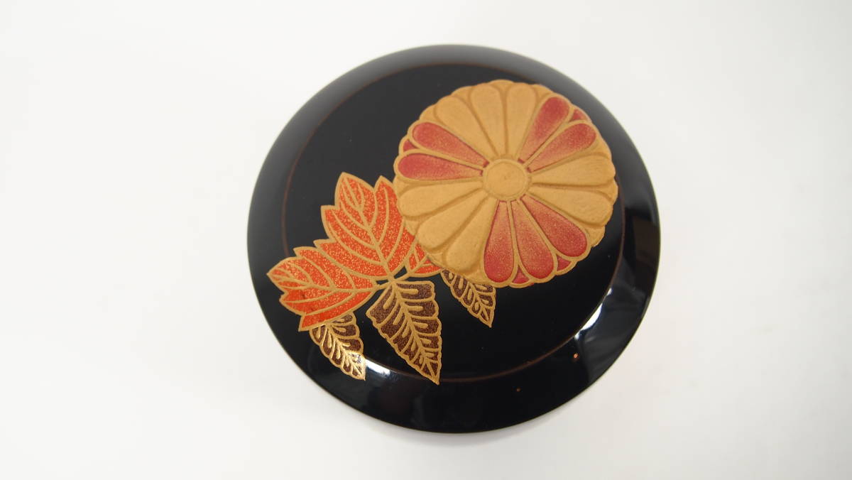 愛用 ヤフオク! - 加賀蒔絵師 道場宗廣「汐汲 棗」•共箱 高