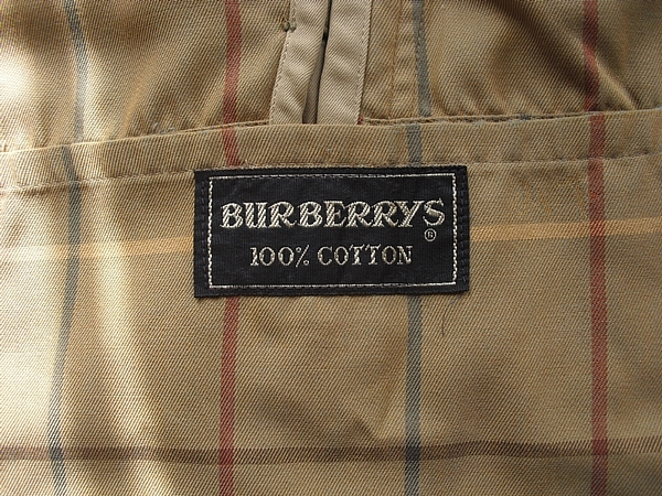 Burberry's Balmacaan Coat　バーバリーズ　バルマカーン（ステンカラー） コート　ヴィンテージ　ベージュ　オールド　ビンテージ　美USED_画像6