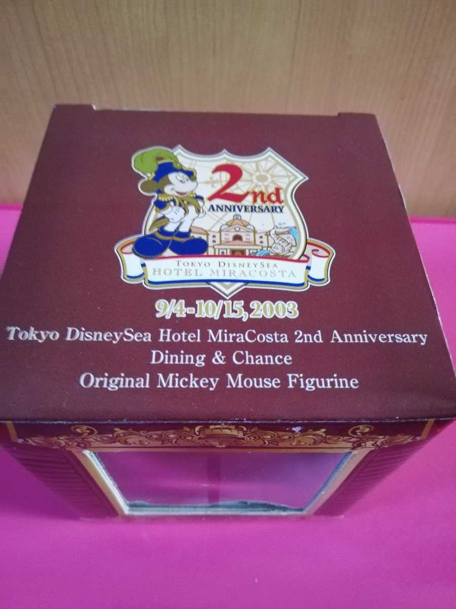  быстрое решение! ограничение! Tokyo Disney si- отель Mira ko старт 2nd anniversary Mickey Mouse фигурка 2003 Anniversary 