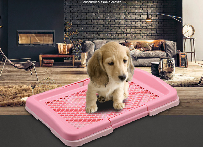 ! бесплатная доставка! домашнее животное туалет * собака кошка * воспитание тренировка для сетка прицеп ji размер цвет розовый средний большой собака .