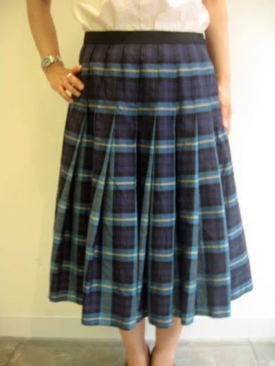 新品タグ 未着 MARGARET HOWELL マーガレットハウエル SUMMER TARTAN TWILL 2013SS サイズⅡ ブルー 定価、42.000+税 日本製_画像1