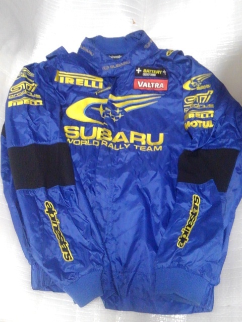 tomi*ma memory SWRT Alpine Stars Subaru world Rally team staff jumper Tommi Mkinen WRC SUBARU alpinestars