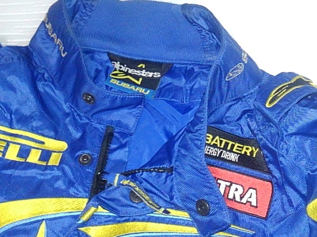 tomi*ma memory SWRT Alpine Stars Subaru world Rally team staff jumper Tommi Mkinen WRC SUBARU alpinestars